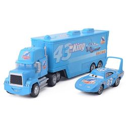 Autot Chick Hicks Lightning McQueen Mack Hauler Truck &; Car Model Toys Kids Gift B