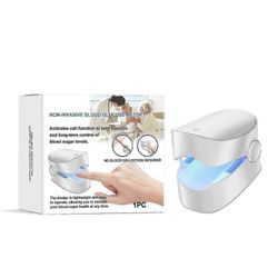 Ei-invasiivinen kannettava verensokerimittari diabeteksen hoitoon - Ei pistävää verensokerin mittauslaitetta, ihanteellinen lahja terveyden seurantaan