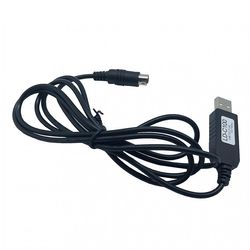 Zhanhuang Ld-c105 1.5m USB til Cat Din6 programmert kabel for Kenwood Ts-440 Ts-450 Ts-680