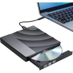 Externes Cd Dvd Laufwerk, Welikera Tragbarer DVD/CD Brenner Mit Usb 3.0 und Type-c, Dvd Brenner Plug And Play Fr kannettava tietokone, työpöytä Mac...