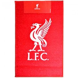 Liverpool FC offisielle trykte fotball Crest teppet Rød/hvit One Size