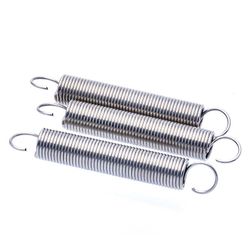 2pcs Wire Diameter 1,2 mm rustfrit stål Cylindroid Spiral forlænger spænding coil foråret, ydre diameter 10mm 120mm