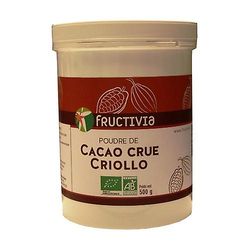 Fructivia Criollo Raw Cocoa Powder 500 g of powder