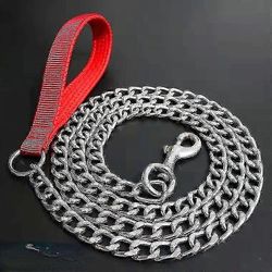 Puremista estävä koiran veto rautaketju koiran talutushihna Plus vaahto viipalointia estävä pieni, keskikokoinen ja suuri koiraketju metallinen koi...