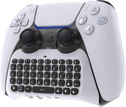 Suren Trådløst controllertastatur til Ps5, Bluetooth 3.0 bærbar mini gamepad chatpad med indbygget speak