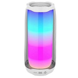 2025 Pulse 4 Bluetooth-kaiutin häikäisevä valotehoste plug-in-kortti kannettava bassovalo seitsemän pientä stereoa Valkoinen