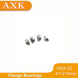 Tidsbegrænset forhastet gratis forsendelse 10stk F604zz F604 Flange Miniature Kuglelejer 4 * 13 * 4mm Til 3d Printer