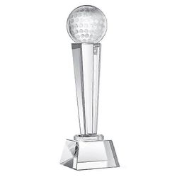 9 x 2,8 tuuman kristallilasinen golfpokaali aikuisille Lasten golfturnauspöytä Työpöydän sisustus Läpinäkyvä väri