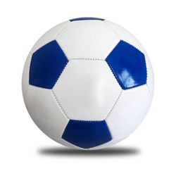 Ulkojalkapallo lapsille kulutusta kestävä sisätoimistopelipallo Valkoinen sininen