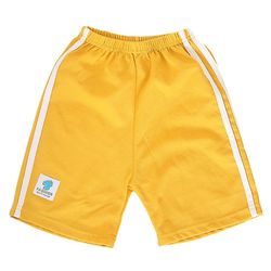 Besser Piger Drenge Shorts Stribet Sport Korte Bukser Gul 2-3 Years