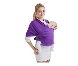 Kissqiqi Baby wrap omkring slynge, rejseartikler slynge, børns og nyfødte slynge LILLA