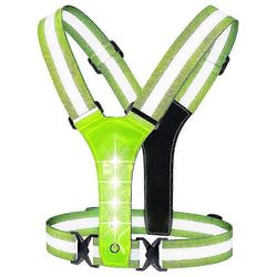 Led heijastava juoksuliivi, säädettävä joustava juoksuvaihde led valo liivi täydellinen juoksemiseen, w