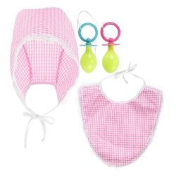 1 setti aikuisten cosplay-lisävaruste jumbo hattu ruokalappu tutti rekvisiitta teematapahtumiin, mukava materiaali, ainutlaatuinen muotoilu hauskaa...