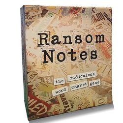 Ransom Notes - Naurettavan hauska sanamagneettipeli, yli 3 pelaajaa