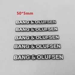 2kpl 5kpl 10kpl B&O BANG OLUFSEN auto Hi-Fi Kaiutin Kaiutin Merkki stereo Tunnus tarra auton muotoilutarvikkeet 50x5mm
