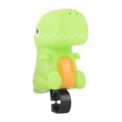 Vihreä dinosauruspyöräkello ratsastuskello lapsille Pojat Tytöt Maastopyörät 10cmx11cm
