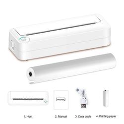 A4-paperitulostin Lämpötulostus Langaton BT-tulostin Yhteensopiva iOS- ja Android-mobiilivalokuvatulostimen kanssa Tuki 210 mm leveä 2025