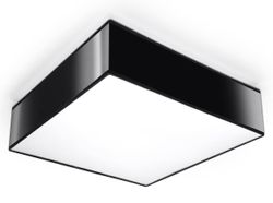 Sollux Lighting Horus 2 Lys Flush Square Loft Lys Sort, E27