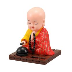 Auto Bobblehead Kojelauta Buddha Board Aikuiset Bobbleheads Auton kojelauta Pieni Buddha-patsas