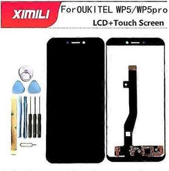 Redkid 5.5 ''100% testattu OUKITEL WP5 LCD -näyttö + kosketusnäytön digitointikokoonpano LCD + kosketusdigitointilaite OUKITEL WP5 PRO + Työkalut W...