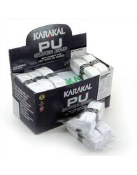 Karakal Pu Super Grip Sulkapallo Tennis Squash mailaote X 1 Valkoinen