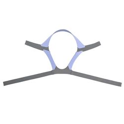 Pääpanta F10-kokokasvo-CPAP-maskiin, säädettävä kotikäyttöön tarkoitettu ventilaattorimaskin hihna Harmaa