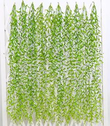 2pcs kunstig hængende plante, 95cm kunstige planter Ivy Pil blade plastplanter-b