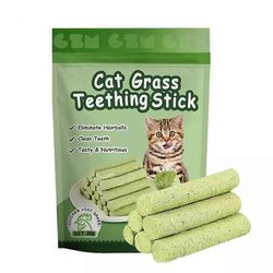 6kpl / sarja kissan ruohon tuoksuinen tikku lemmikkieläinten välipalat karvapallojen poisto mieto auton hampaiden puhdistus kissan ruohotikku