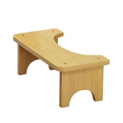 Bambukyykky wc-jakkara - vakaa ja kestävä Lokin väri 1 Pc