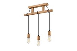 Lamkur Lighting Leon Industrial Bar Vedhæng Loft Light Olive, 3x E27