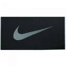 Nike Big Logo urheilupyyhe Musta/harmaa One Size