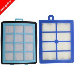 1x Udstødningsventiler Filter +1x Indsugningsventiler Hepa Filter Udskiftning for Philips Fc8766 Fc8767 Fc8760 Fc8764 Støvsugerdele