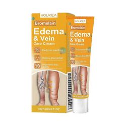 unbrand Bromelain Edema & Vein Care Cream, Suonikohjuja ehkäisevä rauhoittava voide, Suonikohjuja lievittävä voide jaloille, kapillaarivoide, vähen...