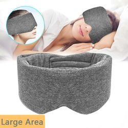 Fuld Cover Sleeping Mask Travel Hvile Eye Masker Eye Shade bind for øjnene maske for søvn på øjnene Sovende Aid Eyepatch for kvinder mænd