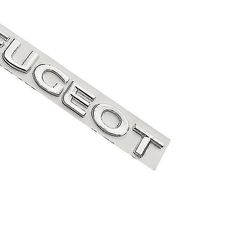bil styling metall bilmerke bak emblem hale klistremerke for Peugeot 206 307 308 3008 207 208 407 508 2008 5008 107 106 205 Sølv