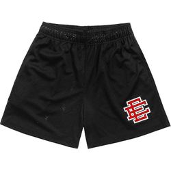 Eric Emanuel Shorts Ee Shorts Sport Pustende Mesh Bukser Ee Basic Short Loose Fitness Running Shorts For menn Kvinner SVART M