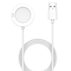 Wigento Til Xiaomi Watch 2 Pro USB-port 1 meter ur opladningskabel hvid