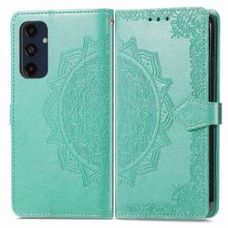 Samsung Galaxy A16 5G / A16 4G -kotelolle Mandala kohokuvioitu muotoilu nahkainen lompakon puhelimen kansi Monivärinen Style F