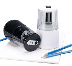 Handuo Elektrisk blyantspidser, automatisk blyantspidser til klasse/kontor Kunstnerstuderende sort