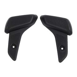 Vespa Sprint/Primavera 50/125/150 matkustajan jalkatuki liukumattomalla pehmusteella Musta