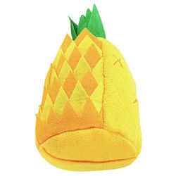 Ananas koiran haistelu lemmikkieläinten pehmolelu interaktiivinen ruokinta-aika 13x30cm hampaiden narskuttelu 1kpl Keltainen