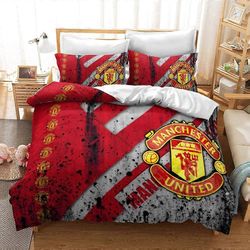 Kerota Yksi kahden hengen pussilakana, jalkapalloseuran peli, parivuode käännettävä vuodevaatteet ) Single135x200cm