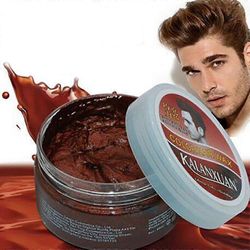 2kpl Väliaikainen hiusvahaväri, Hiuslakka väliaikainen, Hiusväri, Hiusvaha Tyyli Värjäysmuta, Pese helposti miehille Naiset Välitön muotoilu kahvi-...