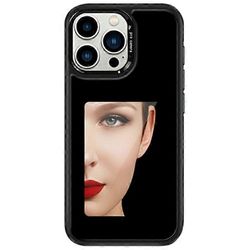 Yhteensopiva iPhone 16 Pro Max E-Ink -kotelon kanssa 4 tuuman HD 4 värin puhelimen kansi tukee NFC-siirtoa tee-se-itse-kuvia Musta