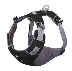 Justerbar polstret hundesele sort L