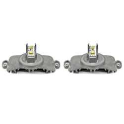 2x Ny For 2012-2016 - 3-serie F30 F31 F34 Frontlys Sett inn kjørelys Drl Led Diode Co Sølv