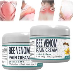 Bee Venom Pain And Bone Healing Cream, Bee Venom Pain Cream, New Zealand Bee Venom Cream, Bee Venom Gel Joint And Bone Therapy 2pcs