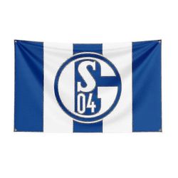 3x5 Fc Schalke 04 lippu polyesteripainettu kilpaurheilulippu sisustukseen A 60 x 90cm