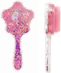 Hår kam, Paddle-Style hårbørste for små piger, Anti-Knot og Spænding-Fri (Pink Enhjørning)
