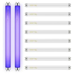 10 kpl Bug Zapper -vaihtolamput 10W 20W Indoor Bug Zapperille, BL T8 F10W 13 tuuman valo Tu As Shown